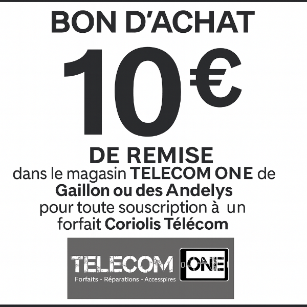 OFFRE TELECOM ONE Gaillon • Les Andelys OFFRE TELECOM ONE Gaillon • Les Andelys
